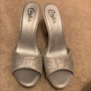 Candie’s Silver Heels 👠